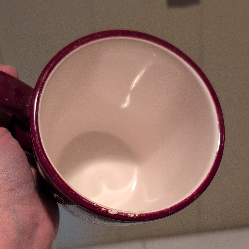 Maroon Mug with White Script - Picture 9 of 9